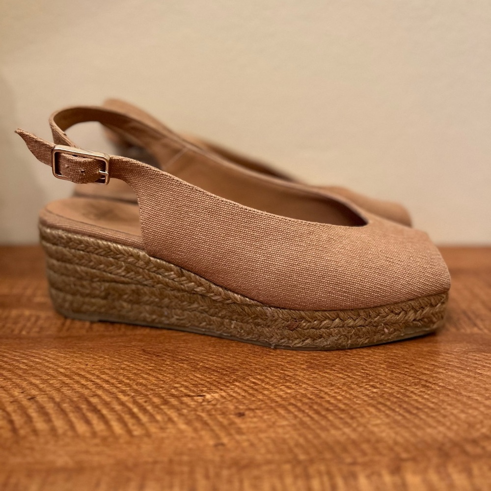 Castañer Dosalia Slingback Wedges 39/8.5